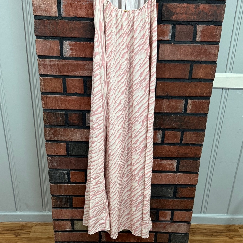 Zebra-Striped Cover-Up Maxi Dress - Picture 8 of 14